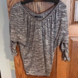 Maurices gray sparkly dress shirt